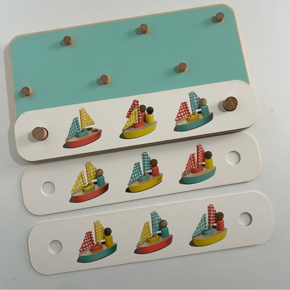 Lovevery Replacement Pieces Pattern Match Boat & Card Set